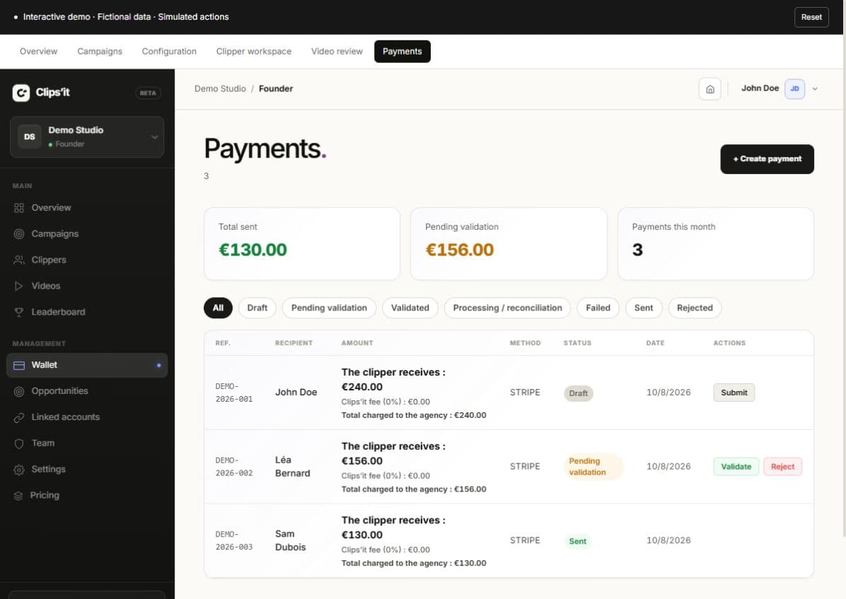Payments